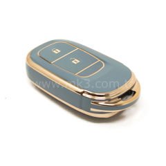 NANO Yüksek Kalite Kumanda Kılıfı Honda 2  Buton Gri  Renk HD-G11J2