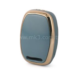 NANO Yüksek Kalite Kumanda Kılıfı Honda 2  Buton Gri  Renk HD-J11J2