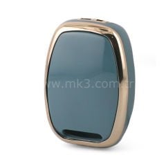 NANO Yüksek Kalite Kumanda Kılıfı Honda 3  Buton Gri Renk HD-J11J3A