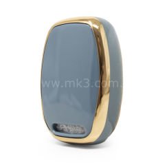 NANO Yüksek Kalite Kumanda Kılıfı Honda 3  Buton Gri Renk HD-J11J3B