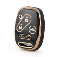 NANO Yüksek Kalite Kumanda Kılıfı Honda 4  Buton Siyah Renk HD-J11J4