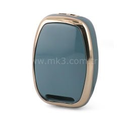 NANO Yüksek Kalite Kumanda Kılıfı Honda 4  Buton Gri Renk HD-J11J4