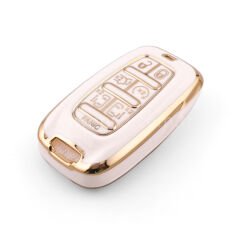 NANO Yüksek Kalite Kumanda Kılıfı Chrysler 7 Buton Beyaz Renk -CRSL-B11J7