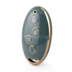 NANO Yüksek Kalite Kumanda Kılıfı BYD 4  Buton Gri Renk BYD-B11J