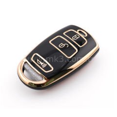 NANO Yüksek Kalite Kumanda Kılıfı KIA 3 Buton Siyah Renk -KIA-Q11J