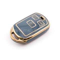 NANO Yüksek Kalite Kumanda Kılıfı KIA 3 Buton Gri Renk -KIA-R11J