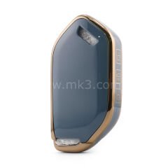NANO Yüksek Kalite Kumanda Kılıfı KIA 6 Buton Gri Renk -KIA-S11J6