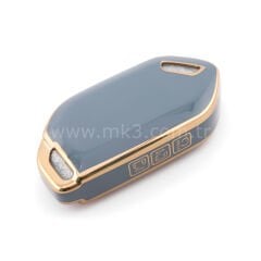 NANO Yüksek Kalite Kumanda Kılıfı KIA 7 Buton Gri Renk -KIA-S11J7B