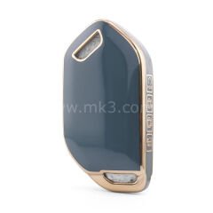 NANO Yüksek Kalite Kumanda Kılıfı KIA 8 Buton Gri Renk -KIA-S11J8