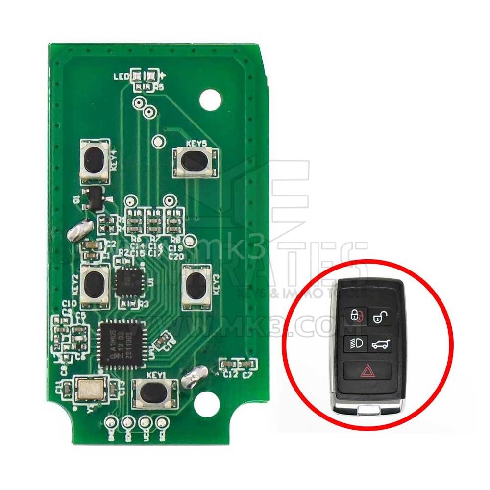 Lonsdor FT08-PH0440B JLR Land Rover Jaguar 2018-2022 PCB Kumanda 5 buton 433 MHz