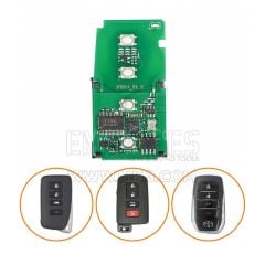Lonsdor FT01+ Toyota  Üvrensel PCB Kumanda 4 buton 8A 88 A9 Transponder