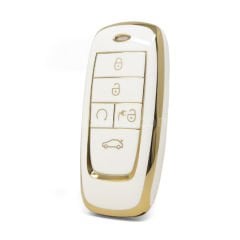 NANO Yüksek Kalite Kumanda Kılıfı Trumpchi 5 Buton Beyaz Renk CQ-B11J