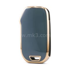 NANO Yüksek Kalite Kumanda Kılıfı KIA 4 Buton Gri Renk -KIA-T11J4
