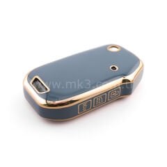 NANO Yüksek Kalite Kumanda Kılıfı KIA 4 Buton Gri Renk -KIA-T11J4