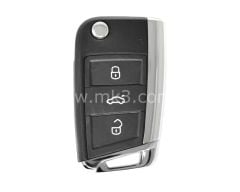 VW MQB Sustalı Kumanda 3 Buton 433MHz HU66 Ucu