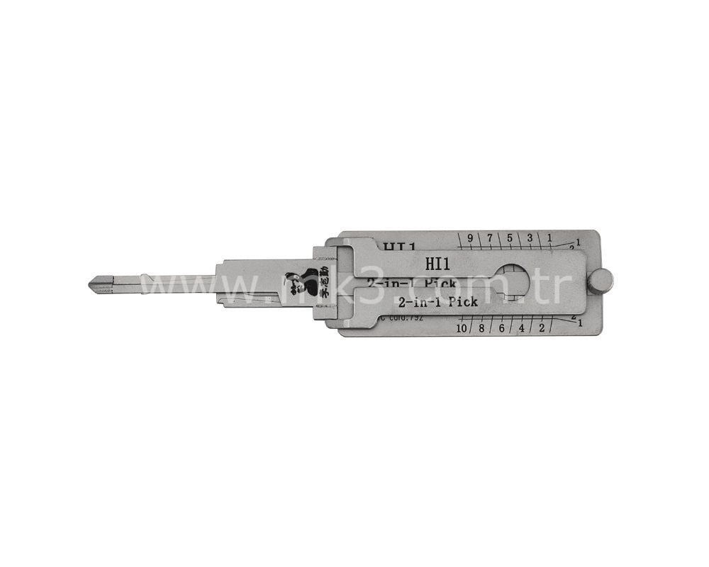 Original Lishi 2-in-1 Pick Decoder Tool HI1+IGN-AG Hino Truck 2005+ Anti Glare Type