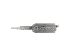 Original Lishi 2-in-1 Pick Decoder Tool KYM2-AG For Kymco Scooter 7 Cuts 3 Depths Anti Glare Type