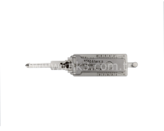 Original Lishi 2-in-1 Pick Decoder Tool NSN14+AG 10 Cuts for Nissan Ford Subaru Ignition Anti Glare Type
