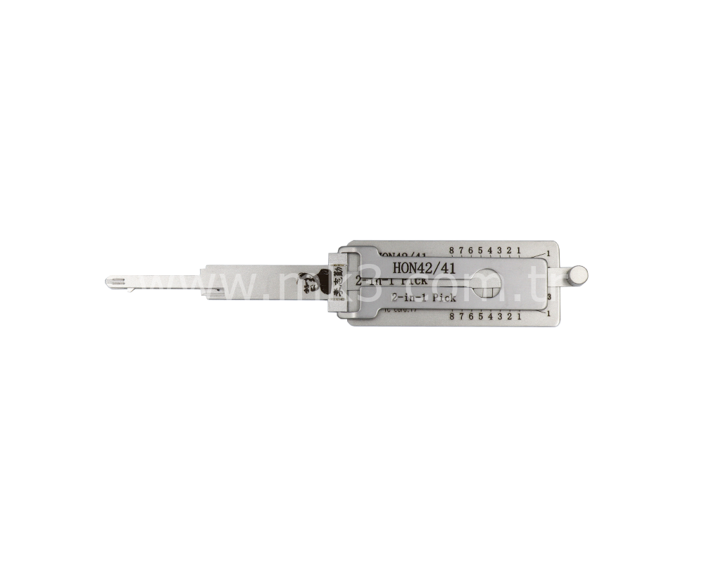 Original Lishi 2-in-1 Pick Decoder Tool HON41/42-AG for Honda Bike Anti Glare Type