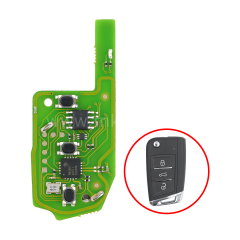 Xhorse Volkswagen İçin Özel Süper Çipli PCB (İç kart) 3 Buton XT27B Çipli XZVGM1EN
