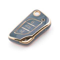 NANO Yüksek Kalite Kumanda Kılıfı XHORSE 3 Buton Gri Renk -XH-XH-C11J