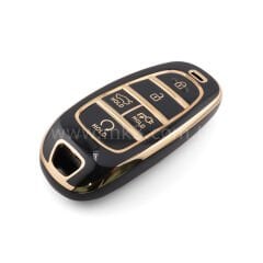 NANO Yüksek Kalite Kumanda Kılıfı Hyundai 5 Buton Siyah Renk -HY-H11J5B