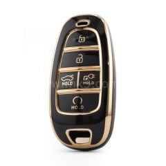 NANO Yüksek Kalite Kumanda Kılıfı Hyundai 5 Buton Siyah Renk -HY-H11J5B