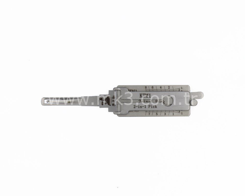 Original Lishi 2-in-1 Pick Decoder Tool KTM1-AG For KTM & Yamaha Bikes