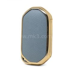 NANO Yüksek Kalite Altın Deri Kumanda Kılıfı WULING 3 Buton Gri Renk WL-B13J
