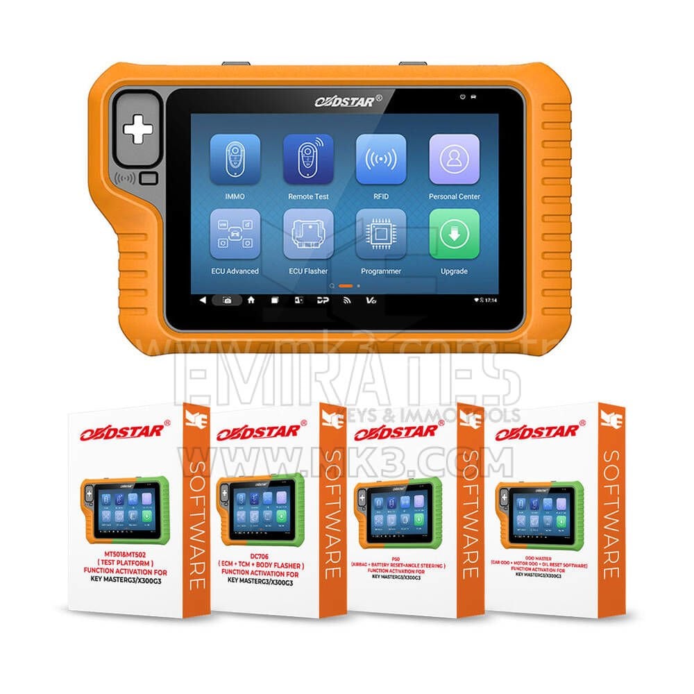 OBDSTAR X300 Classic G3 Anahtar Programcı A1 Tam Yazılım Paketi