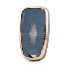 NANO Yüksek Kalite Kumanda Kılıfı Chevrolet 3 Buton Gri Renk -CRL-B11J3A