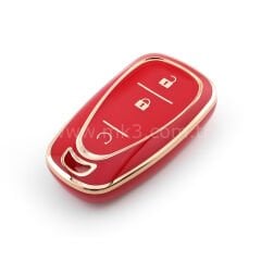 NANO Yüksek Kalite Kumanda Kılıfı Chevrolet 3 Buton kırmızı Renk -CRL-B11J3A