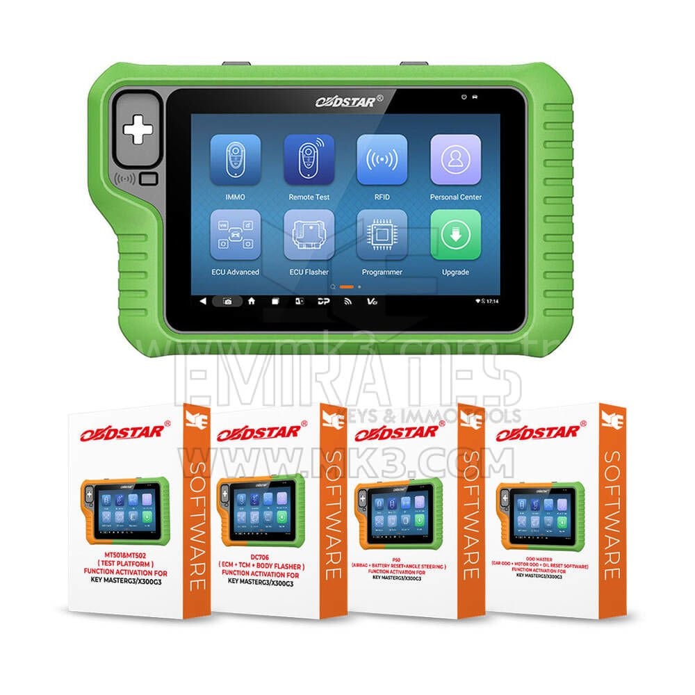 OBDSTAR KEY MASTER G3 Anahtar Programcı A1 Tam Yazılım Paketi