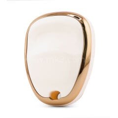 NANO Yüksek Kalite Kumanda Kılıfı Chevrolet 3 Buton Beyaz Renk -CRL-G11J3