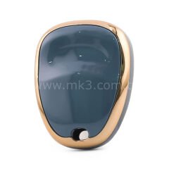 NANO Yüksek Kalite Kumanda Kılıfı Chevrolet 3 Buton Gri Renk -CRL-G11J3