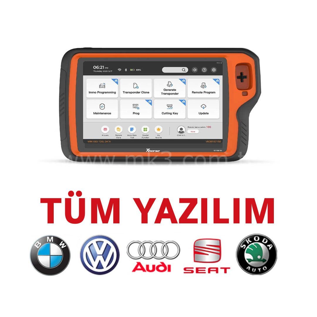 Xhorse VVDI Key Tool Plus Pad Anahtar Programlama Cihazı (Tüm Yazılım Paketleri Dahil)
