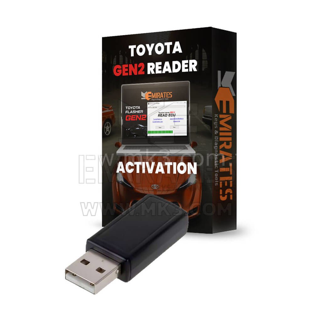 Toyota Lexus Güvenlik Dongle'ı Gen 2 Okuyucu Etkinleştirme ile