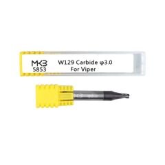 End Mill W129M karbür anahtar kesme bıçağı φ3.0xD6x40x3F