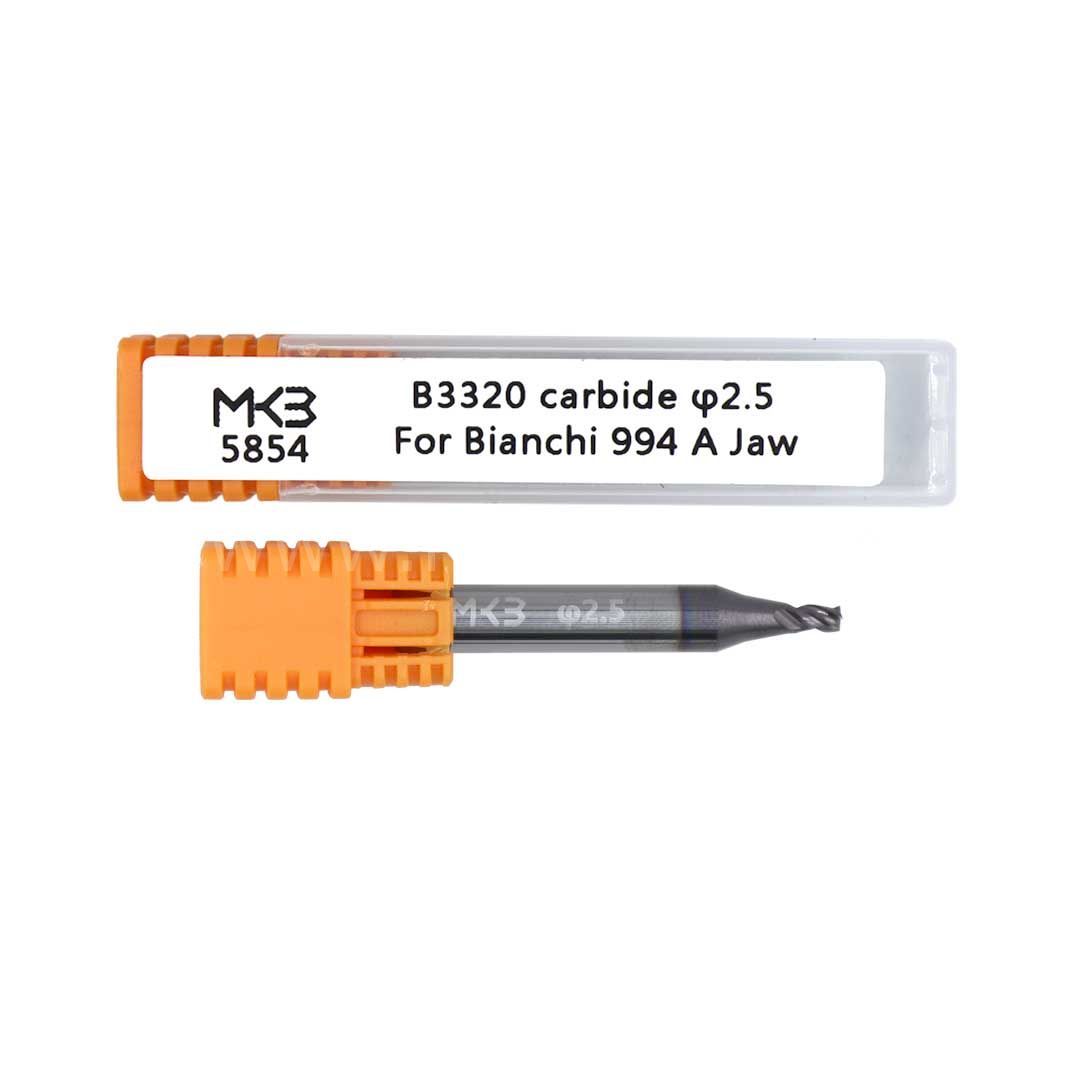 End Mill EW8025 karbür anahtar kesme bıçağı φ2.5x3.5xφ6x40x3F