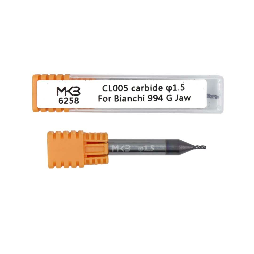 End Mill EW8015G-BS7 karbür anahtar kesme bıçağı 1.5x3.5xD6x40x3