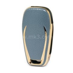 NANO Yüksek Kalite Altın Deri Kumanda Kılıfı Chevrolet 3 Buton Gri Renk CRL-C13J