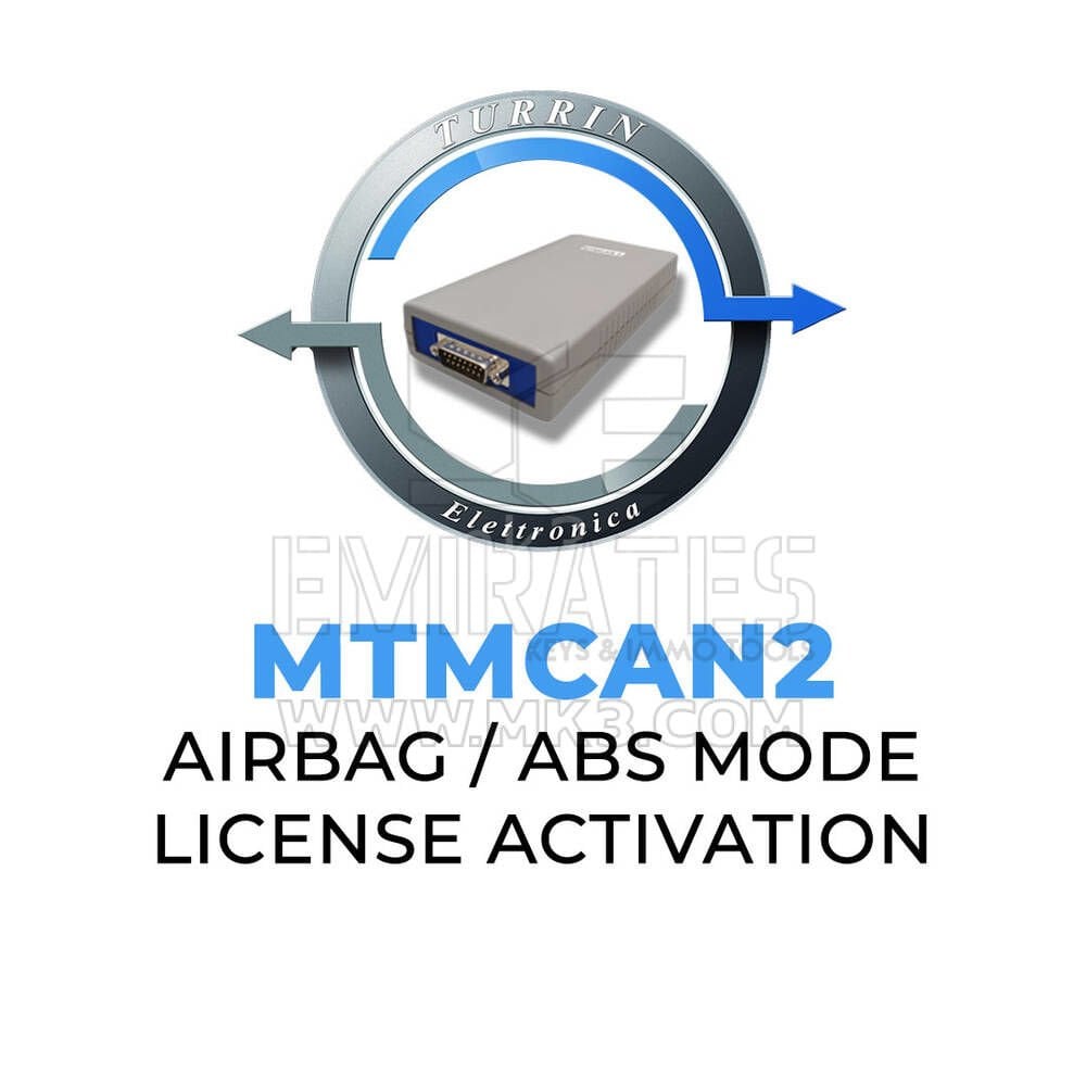Turrin Elettronica - MTMCAN2 Aribag / ABS Mod Lisansı Aktivasyonu