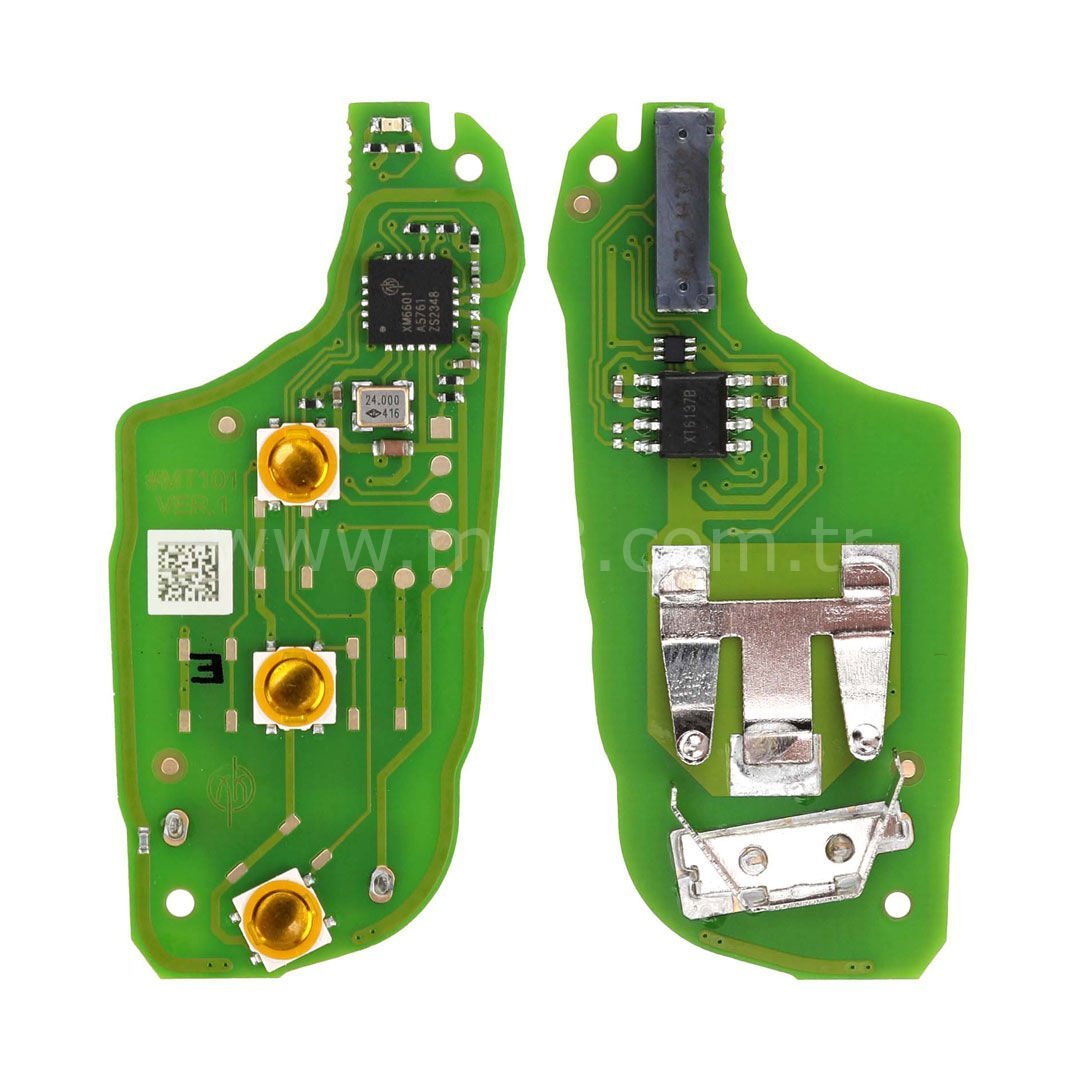 Xhorse 3 Botun XT27B Süper Çipli PCB kart Peugeot tipi XEPG00EN