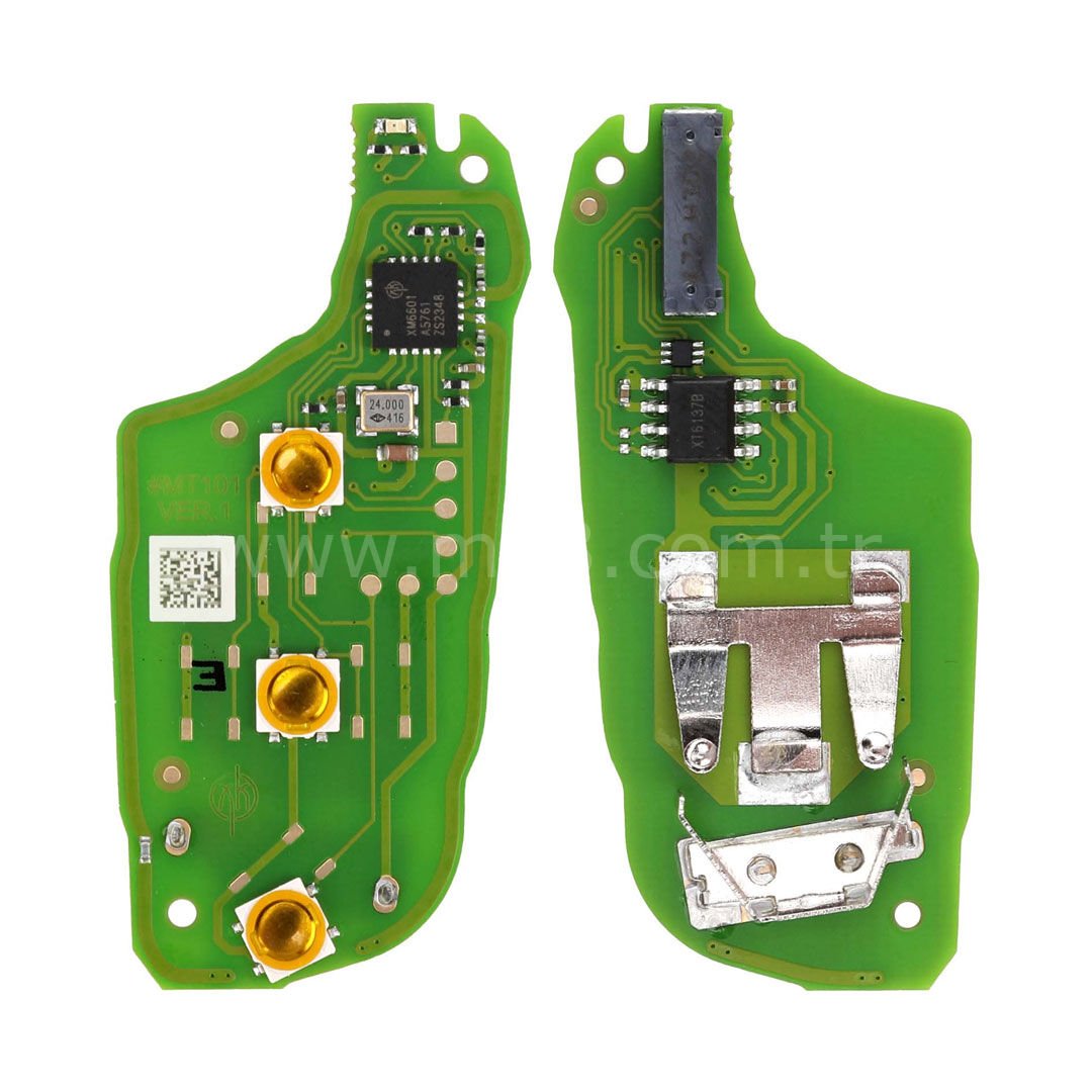 Xhorse 3 Botun XT27B Süper Çipli PCB kart Peugeot tipi XEPG00EN