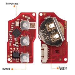 Xhorse Yeni Nesil 3 Buton Kablolu Kumanda XKB520EN Kablosuz Programlamayı Destekler