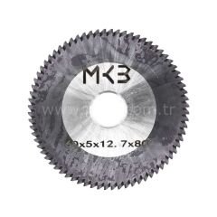 Açılı freze HJ-EM18 HSSCo-Coating anahtar kesme bıçağı φ60x5.0xφ12.7x80°
