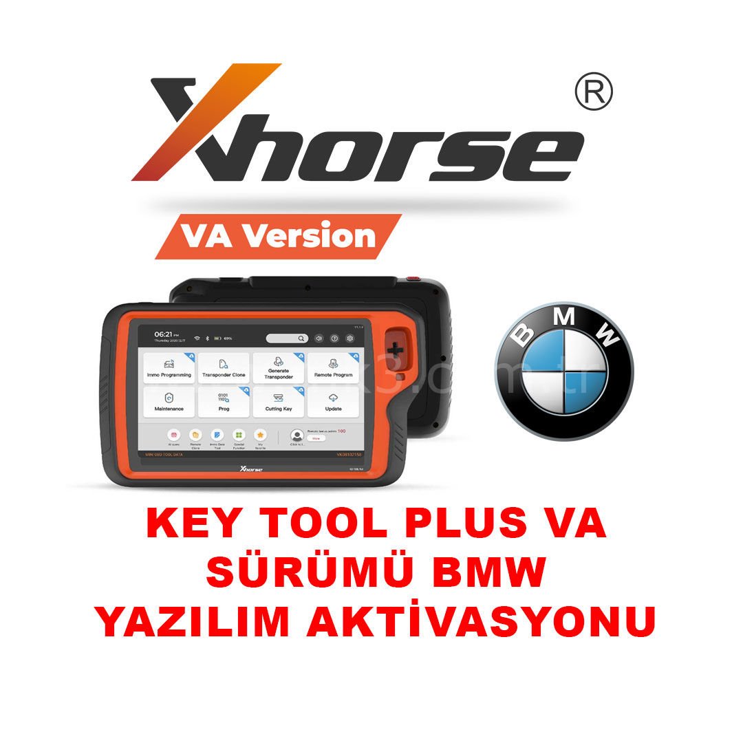 XHORSE KEY TOOL PLUS VA SÜRÜMÜ BMW YAZILIM AKTİVASYONU