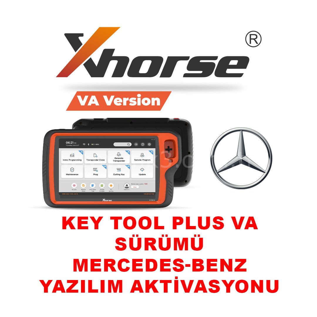 XHORSE KEY TOOL PLUS VA SÜRÜMÜ MERCEDES-BENZ YAZILIM AKTİVASYONU
