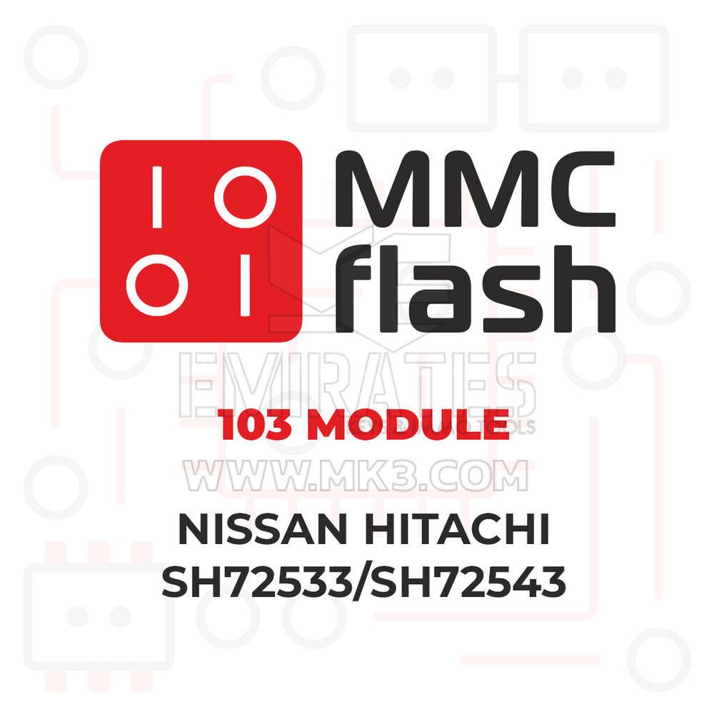 MMCFlash - 103 Modülü, Nissan Hitachi SH72533/SH72543