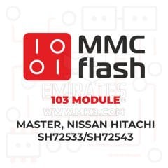 MMCFlash - 103 Modül Ana, Nissan Hitachi SH72533/SH72543